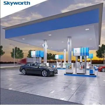 Intelligence LED canopy with motion sensor