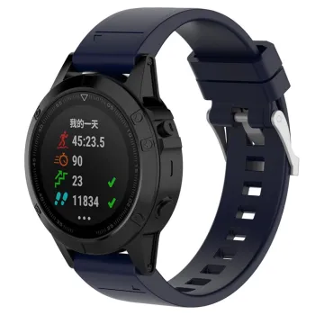 Quick Released Silicone Rubber Watch Strap Band Replacement for Fenix 3 HR