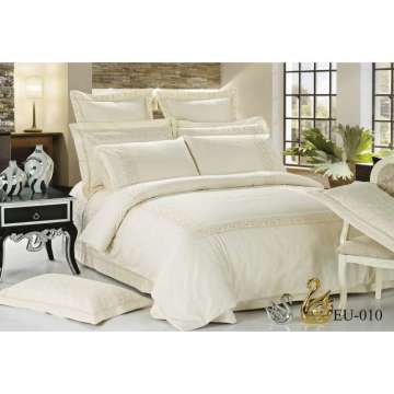 4PCS European style Solid 100% Cotton Sheet Set