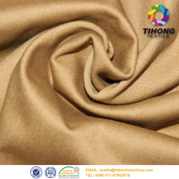 Peach 98% Cotton 2% Spandex Twill Trousers Fabric