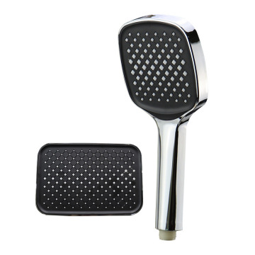 Top Shower Head with Large Panel Nozzle, Chrome ABS Material for Household Bathroom Water Heater