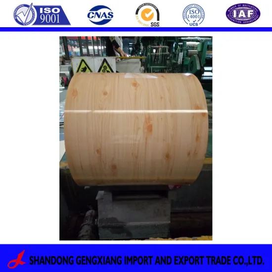 Wooden Grain Pattern (GI, GL) Steel Coil, PPGI, PPGL