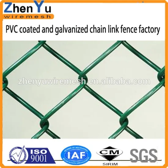 60 mm*60 mm wholesale chain link fence/galvanized chain link wire mesh/ pvc chain link mesh