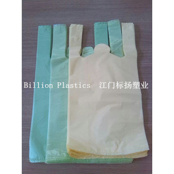 Pure HDPE Shopping Vest Grocery T-Shirt Bags in Bulk