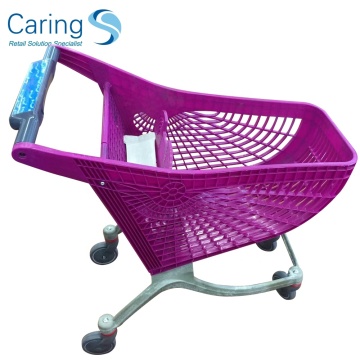 2018 New Plastic Shopping Cart with Fan Shape