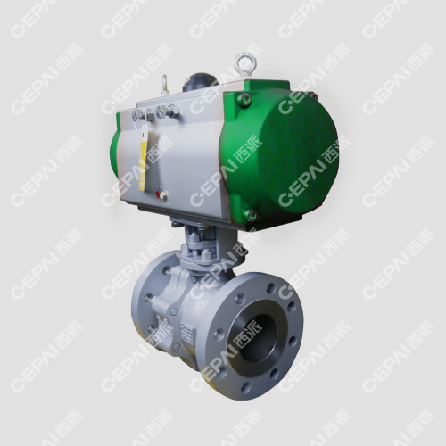 Compact Pneumatic O-type ball valve