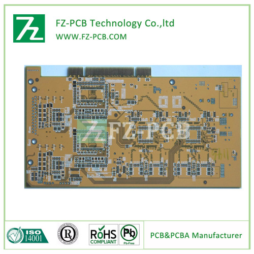 Seis camadas PWB Multilayer Enig e circuito de dedo de ouro