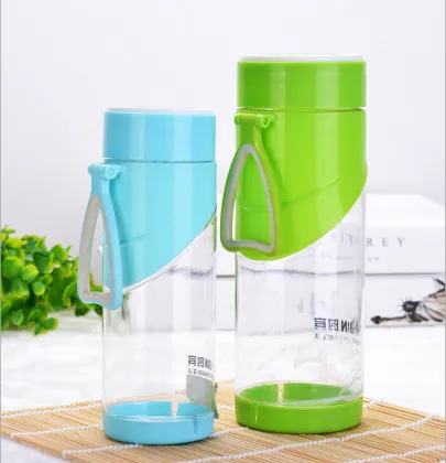 Portable Sport Plastic Space Cup with Bottom Cup