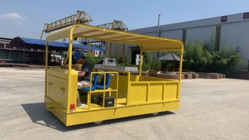 Customsized Lithium battery track inspection trolley for transportation