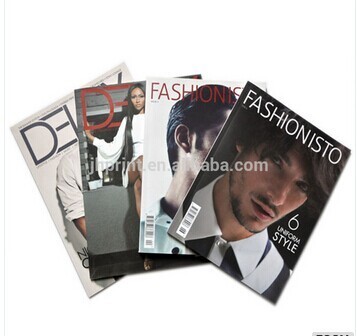 2017 Jinhao fashion offset printing glossy art paper magazine printing