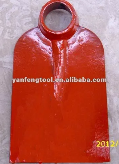 types of Railway Steel Hoe head H304 for farming and gardening tools