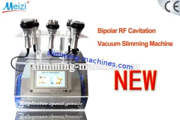Bipolar Rf Vacuum Slimming Machine , Ultrasonic Cavitation Slimming Machine