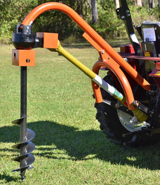tractor PTO post hole digger with gearbox 50hp