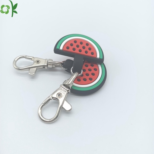 Affordable Watermelon Pet Silicone Dog Tag Lobster Buckle