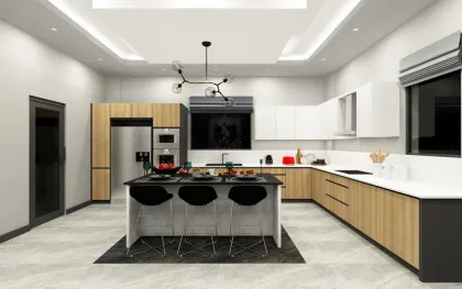 High-end kitchen island dining table