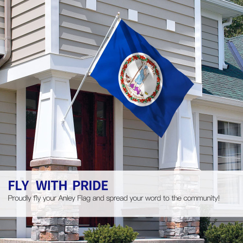 Custom Breeze Virginia State Flag with Brass Grommets