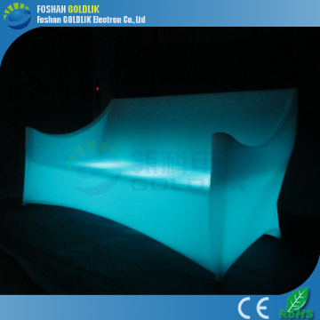 Glowing nightclub led plastic led furniture bar GKS-201GR