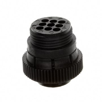 CPC Series 9 Pin Standard Socket Housing with Union Nut - 182645-1 TE Connector Set