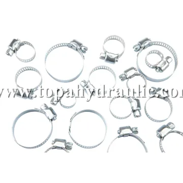 Spring hose tube band small hose clamps