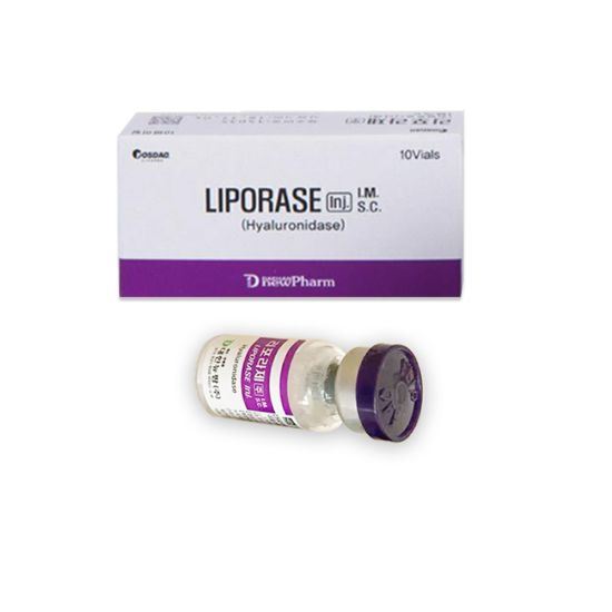 Hyaluronidase injectable liporase hyaluronic acide