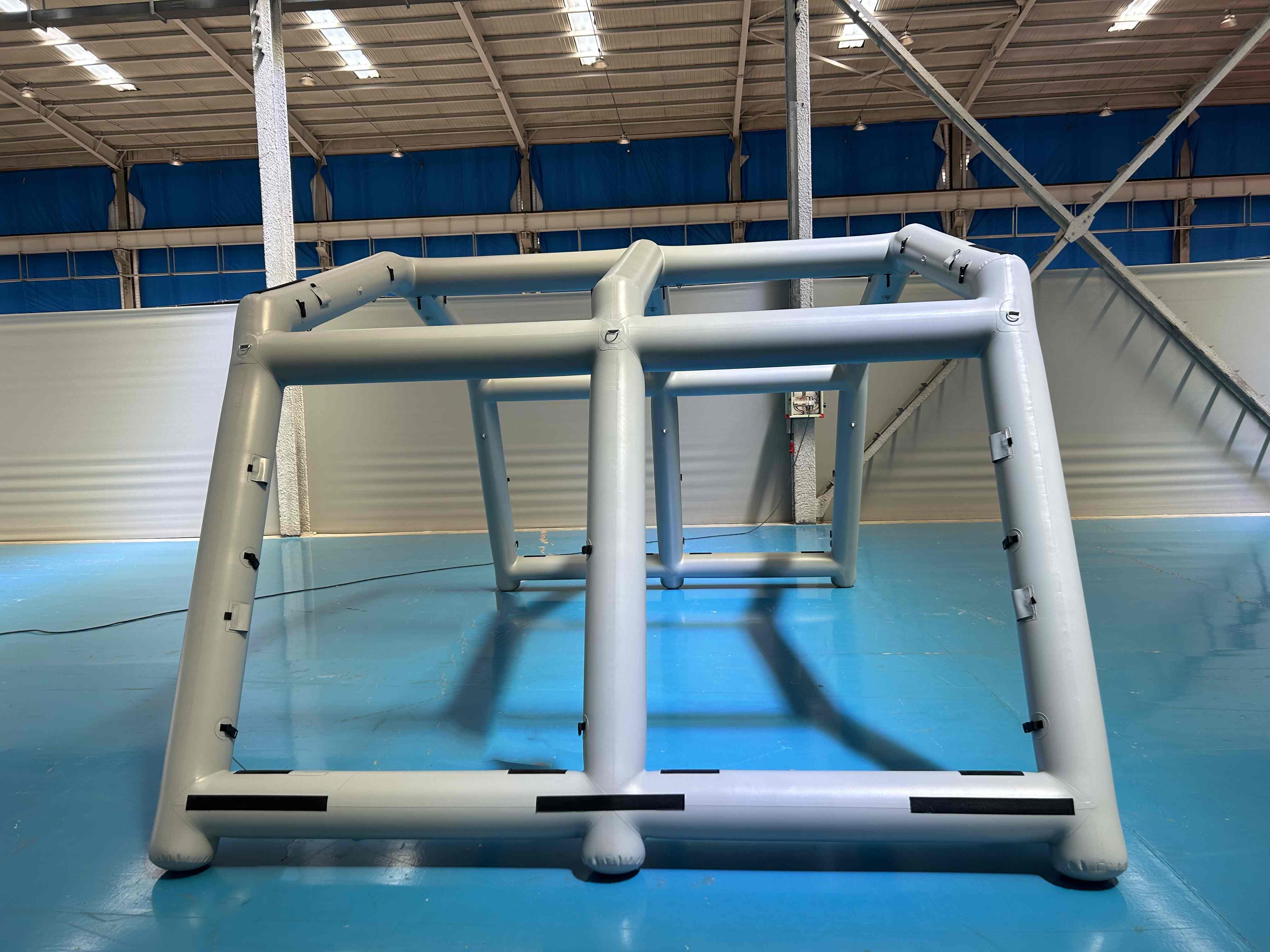 inflatable frame.