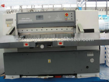 paper cutting machinery QZYX1300DC cutter machinery                        
                                                Quality Assured