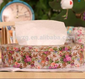 factory directly facial tissue box with oval shape