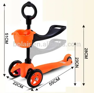 New 3 in 1 baby seat scooter Micro Scooter