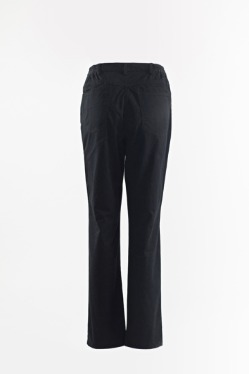 Ladies solid navy trousers