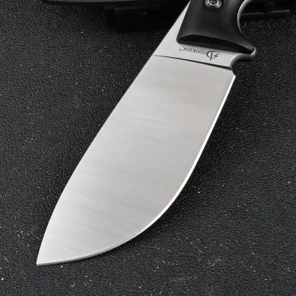 D2 Steel Tactical Fixed Blade Knives for Outdoor Survival and EDC