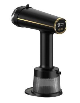 Digital LED Display Portable Garment Steamer: Fast Heat-up, Brush Included, Convenient for Travel and Home Use
