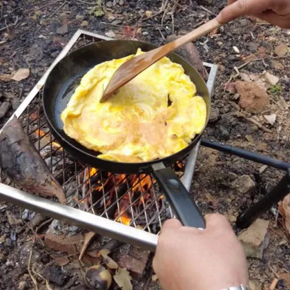 Adjustable Grate: Firewood & Charcoal BBQ Grill Net - Outdoor Reusable, Open Fire, Stainless Steel Barbecue Rack