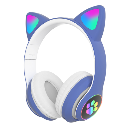 Bluetooth Cat Ear Headphones With LED Glowing