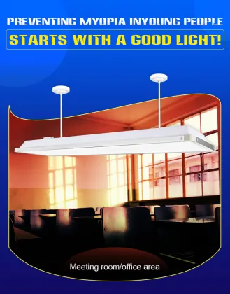 LED Classroom Light 36W Grille Student Eye Protection Blackboard Lights Grid Anti-Glare School Pendant Lamp