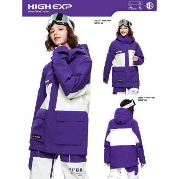 Skiwear waterproof sandwich cotton women