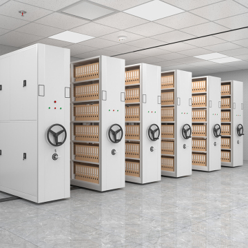 High-Density Compact Electric Mobile Shelving Systems for Efficient Electronic Archive Storage