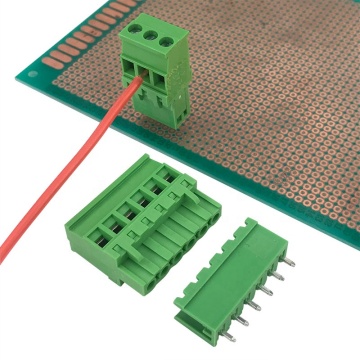 180-Grad-PCB-steckbarer Klemmenblockverbinder