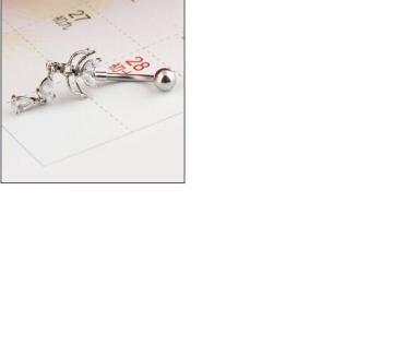 Hot Sale Fashion Alloy Zircon Body Piercing Jewelry - Earrings , Navel