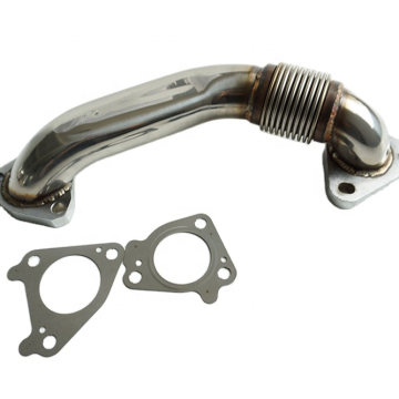 Passenger Side Exhaust Up-pipe for GM LB7 LLY LBZ LMM LML 6.6L Duramax (2001-2016)