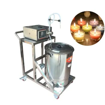 Newest Arrival Mobile Electric Wax Melting and Filling Machine for Candle Making