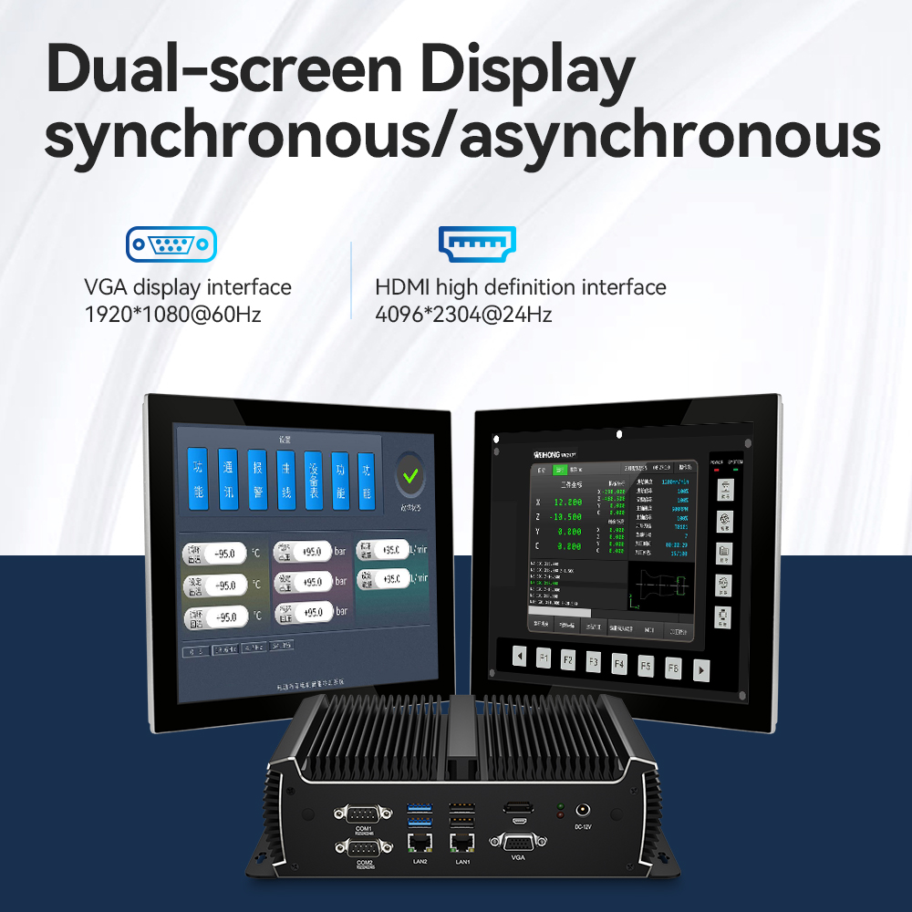 X89 Dual LAN 6COM Fanless Industrial PC