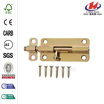 White Texas Security Bolt