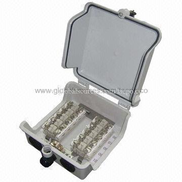 Outdoor 10-pair DP Box for STB Module, 230 x 195 x 85mm, Key Locking, with STB Module