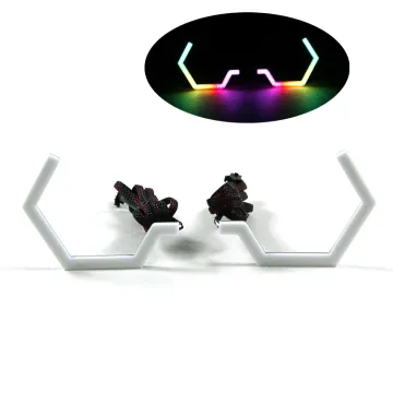 RGB Chasing 86mm V2 Hexagon Halo Rings: The Latest Design for Custom Car Headlights