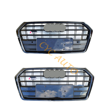 Gloss Black SQ5 S Line Front Bumper Grille Untuk Audi Q5 2016-2018