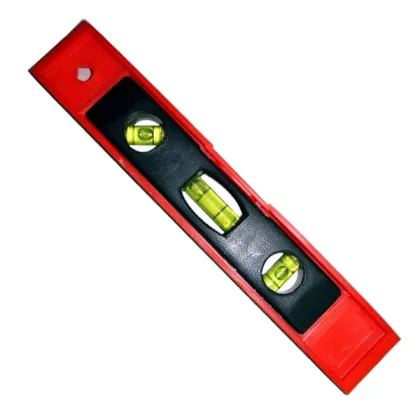 3 Vials 9-inch Aluminum Magnetic Spirit Torpedo Bubble Level: Precision Measurement Tool