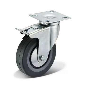Light Duty Polyvinyl Chloride Casters Wheel Trolley Cart