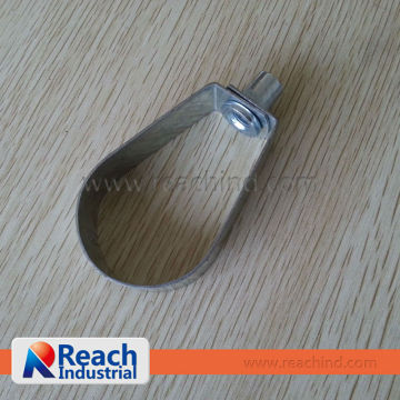 Swivel Pipe Clamp Bracket Fitting with Silver Color