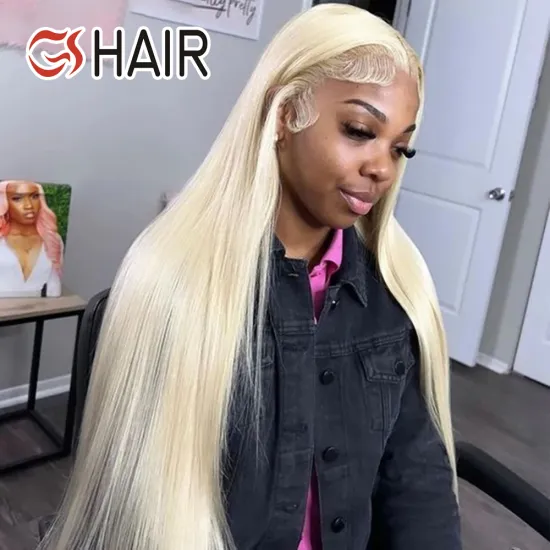 Wholesale 40 Inch Blonde Brazilian Human Hair Bundles with HD Lace Front - 12A Grade Virgin Hair