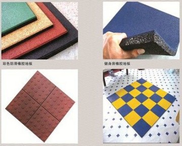 China suppilers 100% recycled rubber granules anti slip rubber mat,floor mat,gym mats